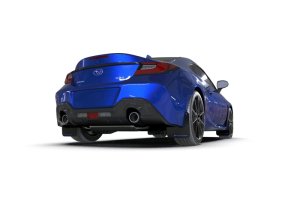 Toyota GR86 Mud Flap - Rally Armor - UR Black Flap/Blue Logo - Black - `22-`25